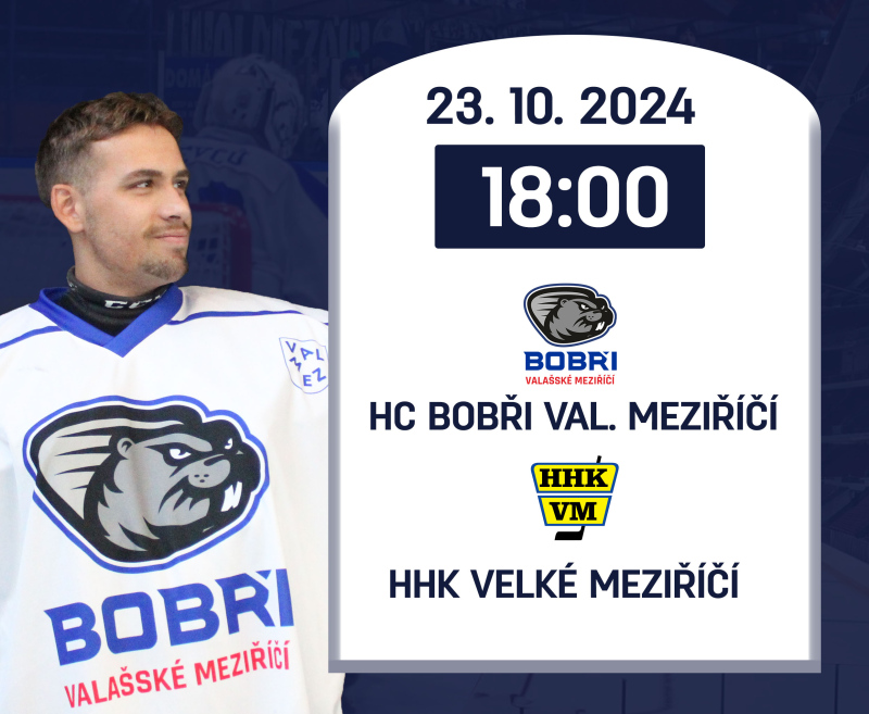 MEZIŘÍČSKÉ DERBY / Utkání II. ligy, HC Bobři Val. Meziříčí - HHK Velké Meziříčí