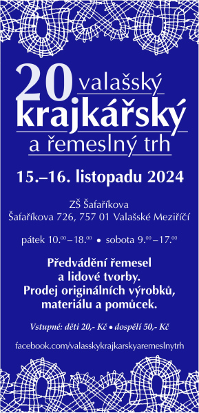 20. Valašský krajkářský a řemeslný trh